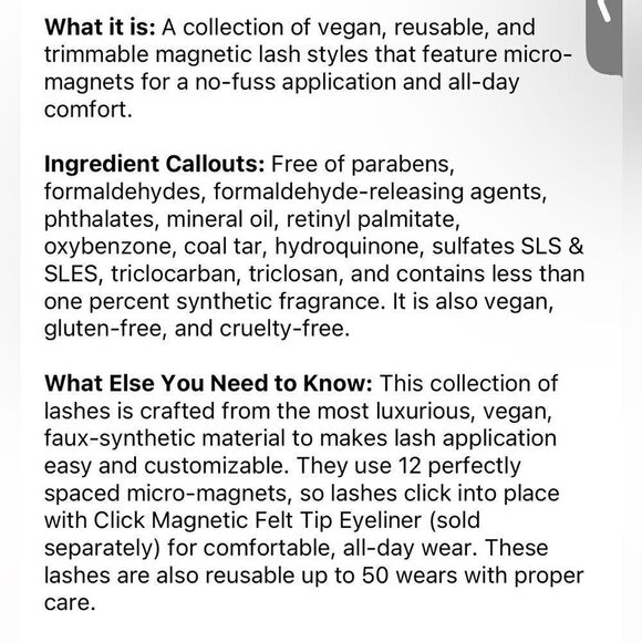 Click Magnetic Faux Mink False Lash Collection - Picture 6 of 6